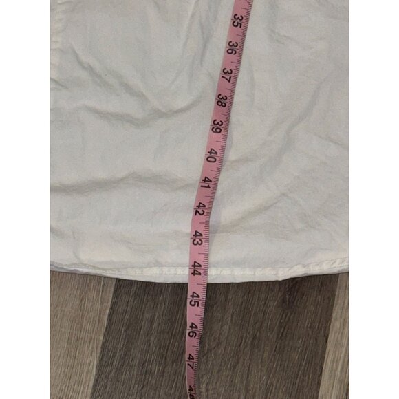 White Puff Sleeve Midi Dress With Shirred Bodice - Picture 14 of 14